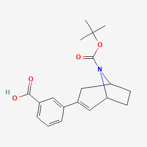 3-(8-(tert-Butoxycarbonyl)-8-azabicyclo[3.2.1]oct-2-en-3-yl)benzoic acid