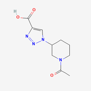 1-(1-Acetylpiperidin-3-yl)-1H-1,2,3-triazole-4-carboxylic acid