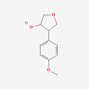 4-(4-Methoxyphenyl)tetrahydrofuran-3-ol