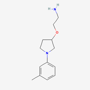 2-((1-(m-Tolyl)pyrrolidin-3-yl)oxy)ethanamine