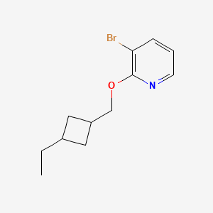 3-Bromo-2-((3-ethylcyclobutyl)methoxy)pyridine