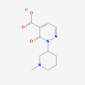 2-(1-Methylpiperidin-3-yl)-3-oxo-2,3-dihydropyridazine-4-carboxylic acid