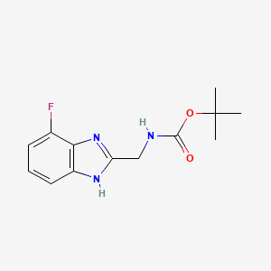 tert-Butyl ((4-fluoro-1H-benzo[d]imidazol-2-yl)methyl)carbamate