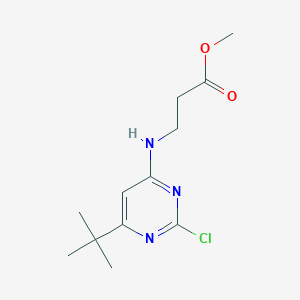 Methyl 3-((6-(tert-butyl)-2-chloropyrimidin-4-yl)amino)propanoate