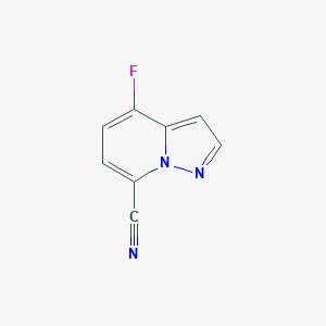 4-Fluoropyrazolo[1,5-a]pyridine-7-carbonitrile