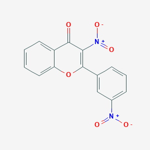 3-Nitro-2-(3-nitrophenyl)chromen-4-one