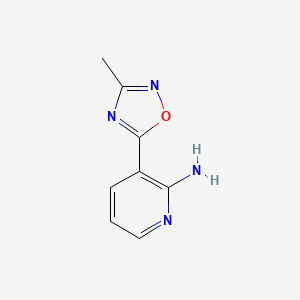 3-(3-Methyl-1,2,4-oxadiazol-5-yl)pyridin-2-amine