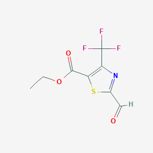 Ethyl 2-formyl-4-(trifluoromethyl)thiazole-5-carboxylate