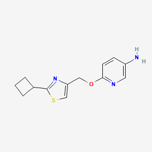 6-((2-Cyclobutylthiazol-4-yl)methoxy)pyridin-3-amine