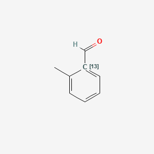 molecular formula C7H13N3O2S2 B1178762 2-Methylbenzaldehyde-1-13C CAS No. 138151-99-2