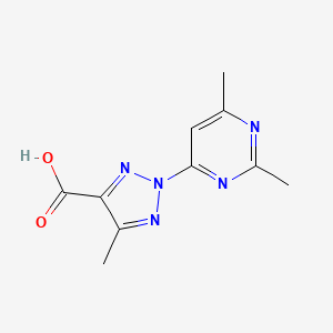 2-(2,6-Dimethylpyrimidin-4-yl)-5-methyl-2H-1,2,3-triazole-4-carboxylic acid