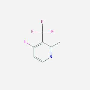 molecular formula C7H5F3IN B11787646 4-Iodo-2-methyl-3-(trifluoromethyl)pyridine 