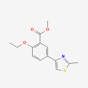 Methyl 2-ethoxy-5-(2-methylthiazol-4-yl)benzoate