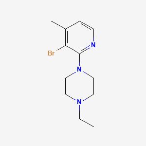 1-(3-Bromo-4-methylpyridin-2-yl)-4-ethylpiperazine