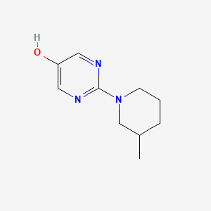 molecular formula C10H15N3O B11787755 2-(3-Methylpiperidin-1-yl)pyrimidin-5-ol 