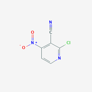 molecular formula C6H2ClN3O2 B11787800 2-Chloro-4-nitronicotinonitrile 