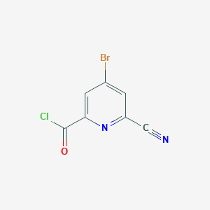 4-Bromo-6-cyanopicolinoyl chloride