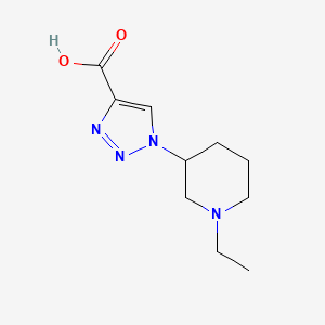 1-(1-Ethylpiperidin-3-yl)-1H-1,2,3-triazole-4-carboxylic acid