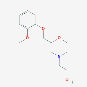 2-(2-((2-Methoxyphenoxy)methyl)morpholino)ethanol