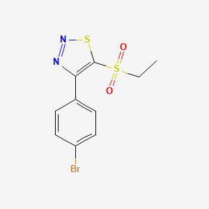 4-(4-Bromophenyl)-5-(ethylsulfonyl)-1,2,3-thiadiazole