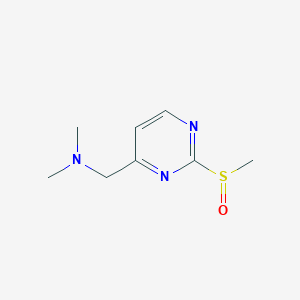 N,N-Dimethyl-1-(2-(methylsulfinyl)pyrimidin-4-yl)methanamine