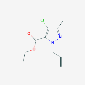 Ethyl 1-allyl-4-chloro-3-methyl-1H-pyrazole-5-carboxylate