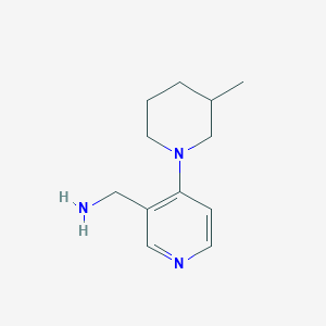 (4-(3-Methylpiperidin-1-yl)pyridin-3-yl)methanamine