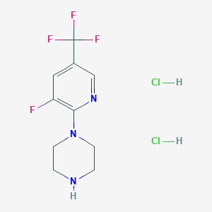 1-(3-Fluoro-5-(trifluoromethyl)pyridin-2-yl)piperazine dihydrochloride