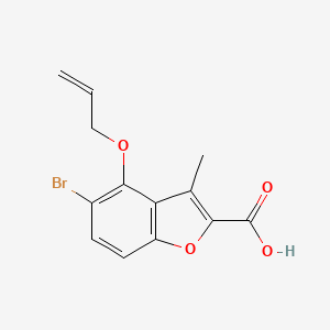 4-(Allyloxy)-5-bromo-3-methylbenzofuran-2-carboxylic acid