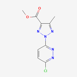 Methyl 2-(6-chloropyridazin-3-yl)-5-methyl-2H-1,2,3-triazole-4-carboxylate