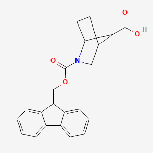 2-(((9H-Fluoren-9-yl)methoxy)carbonyl)-2-azabicyclo[2.2.1]heptane-7-carboxylic acid