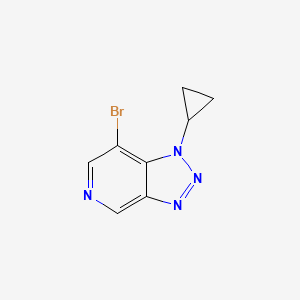 7-Bromo-1-cyclopropyl-1H-[1,2,3]triazolo[4,5-c]pyridine