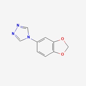 4-(Benzo[d][1,3]dioxol-5-yl)-4H-1,2,4-triazole