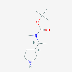 tert-Butyl methyl(1-(pyrrolidin-3-yl)ethyl)carbamate