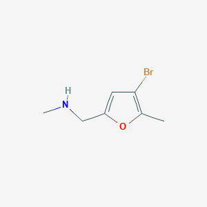 1-(4-Bromo-5-methylfuran-2-yl)-N-methylmethanamine