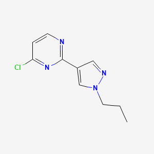 4-Chloro-2-(1-propyl-1H-pyrazol-4-yl)pyrimidine