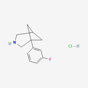 1-(3-Fluorophenyl)-3-azabicyclo[3.1.1]heptane hydrochloride