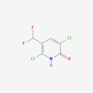 3,6-Dichloro-5-(difluoromethyl)pyridin-2-ol