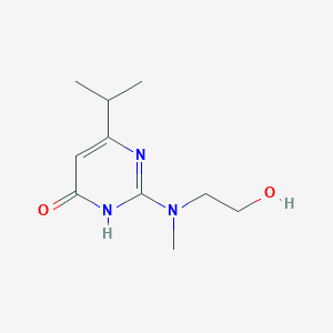 2-((2-Hydroxyethyl)(methyl)amino)-6-isopropylpyrimidin-4-ol