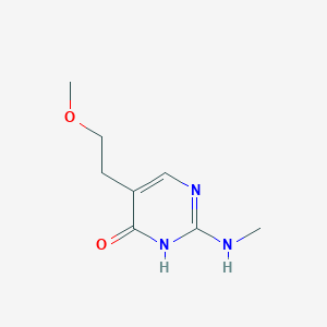 5-(2-Methoxyethyl)-2-(methylamino)pyrimidin-4-ol