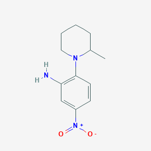 2-(2-Methylpiperidin-1-yl)-5-nitroaniline