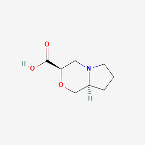 (3R,8aS)-hexahydro-1H-pyrrolo[2,1-c][1,4]oxazine-3-carboxylic acid