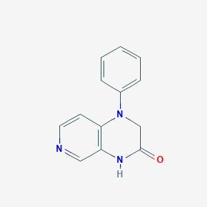 1-Phenyl-1,2-dihydropyrido[3,4-b]pyrazin-3(4H)-one