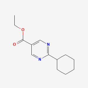 Ethyl 2-cyclohexylpyrimidine-5-carboxylate