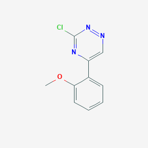 3-Chloro-5-(2-methoxyphenyl)-1,2,4-triazine