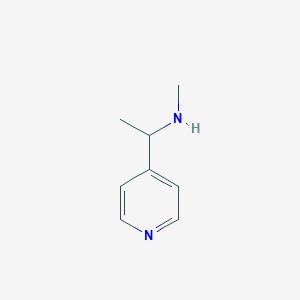 molecular formula C8H12N2 B117888 N-甲基-1-吡啶-4-基乙胺 CAS No. 158958-52-2