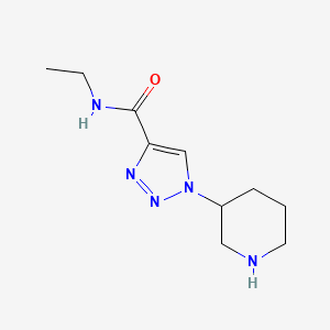 N-Ethyl-1-(piperidin-3-yl)-1H-1,2,3-triazole-4-carboxamide