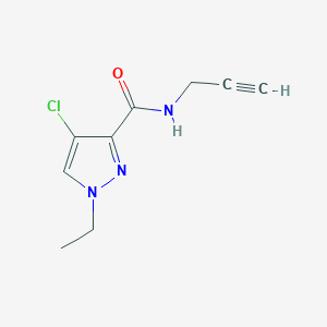 4-Chloro-1-ethyl-N-(prop-2-yn-1-yl)-1H-pyrazole-3-carboxamide