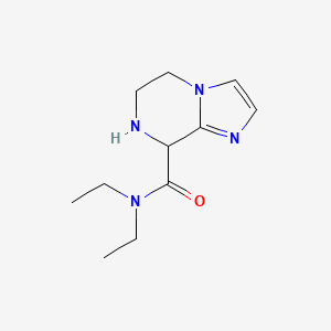 N,N-Diethyl-5,6,7,8-tetrahydroimidazo[1,2-a]pyrazine-8-carboxamide