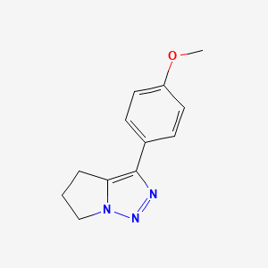 3-(4-Methoxyphenyl)-5,6-dihydro-4H-pyrrolo[1,2-C][1,2,3]triazole